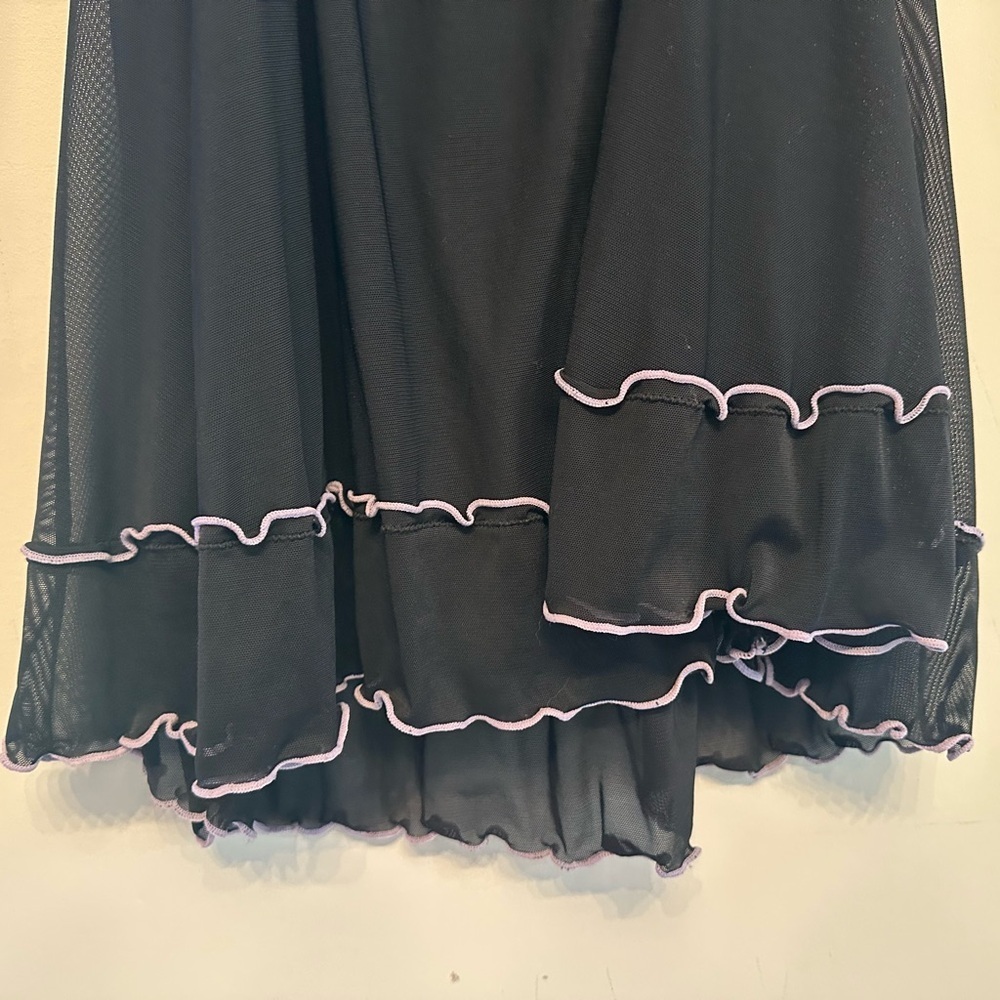 Y2K/Retro Inspired Black & Lavender Babydoll Lingerie Set S/M - Picture 7 of 7
